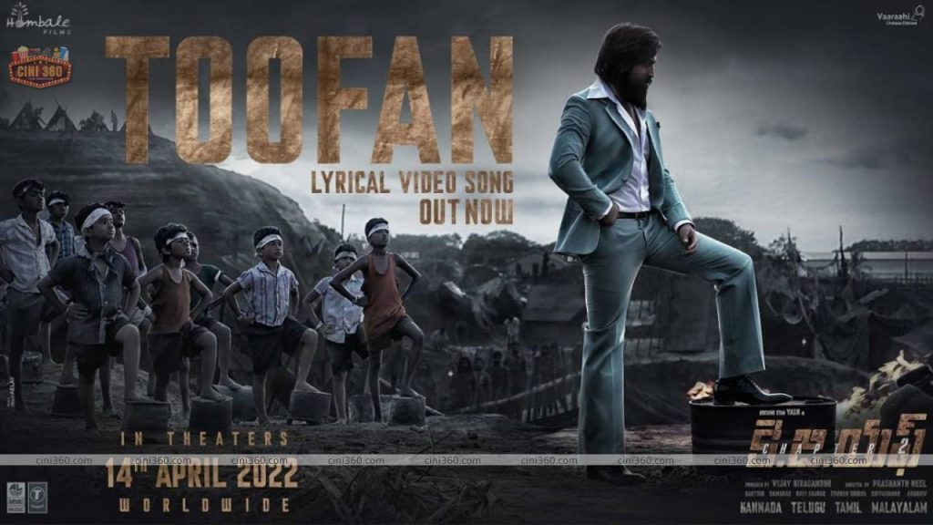 KGF-2 First Single TOOFAN is currently ruling the internet