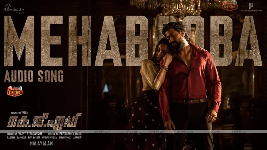 KGF2 movie Mehabooba video song has been released | RockingStar Yash | Prashanth Neel | Ravi Basrur KGF2 movie Mehabooba video song has been released