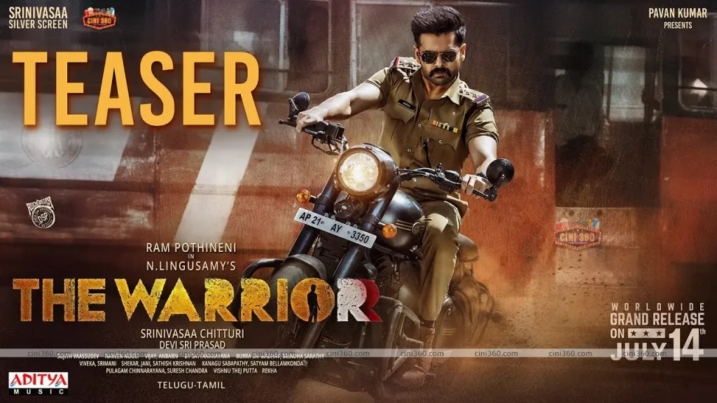 Ram Pothineni, Krithi Shetty’s ‘The Warrior’ teaser out, crosses 2.8 million views Ram Pothineni, Krithi Shetty's 'The Warrior' teaser out, crosses 2.8 million views