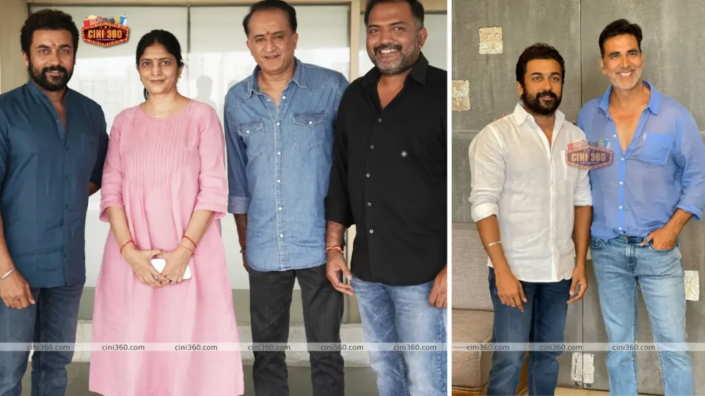 Suriya attends pooja of Akshay Kumar’s Soorarai Pottru’s Hindi remake Suriya attends pooja of Akshay Kumar's Soorarai Pottru’s Hindi remake