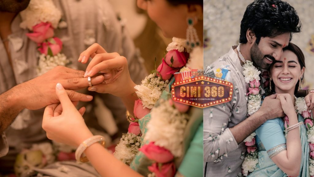 Actor Adhi and actress Nikki Galrani's engagement photos are currently going viral.