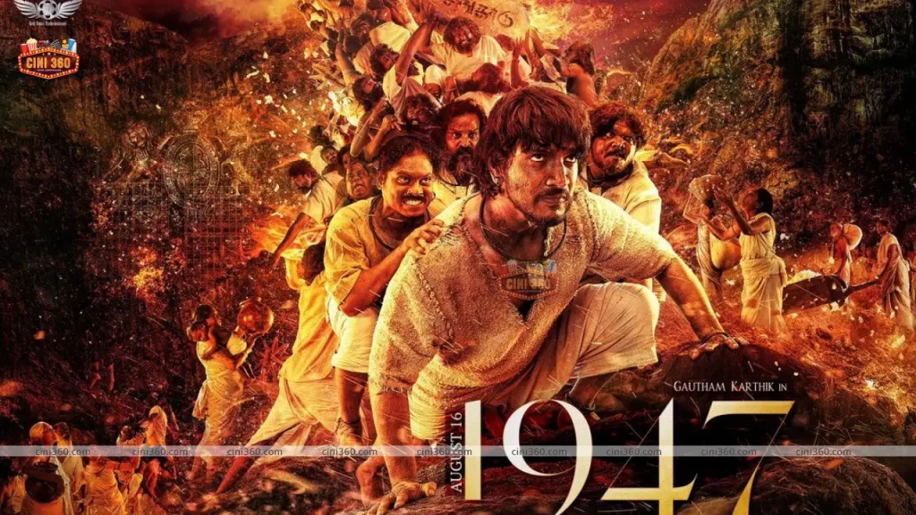 The first look poster of the movie “1947 August 16” starring Gautham Karthik has been released ar-murugadoss-gautham-karthiks-1947-august-16-first-look-out