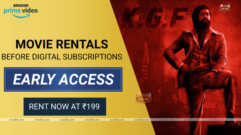 KGF 2 on Amazon Prime Video Movie Rentals! Rent Price and Details