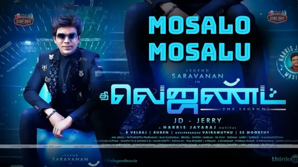 Mosalo Mosalu, Harris Jayaraj’s first single for The Legend Saravana out Mosalo Mosalu, Harris Jayaraj's first single for The Legend Saravana out