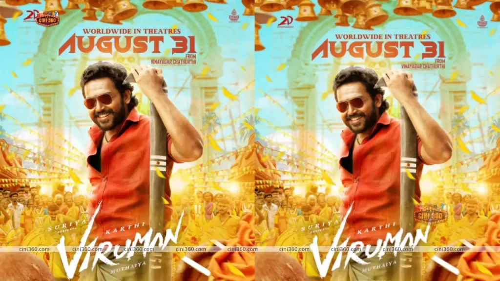Karthi & Aditi Shankar’s ‘Viruman’ release date announced Release Date of Suriya and Karthi-starrer Viruman Announced