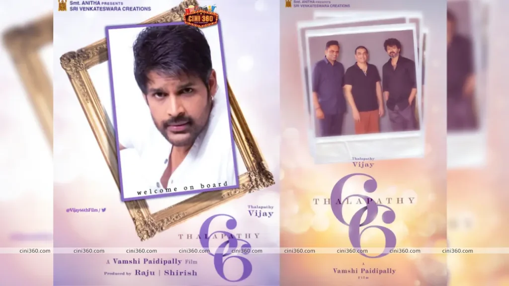 Shaam confirms sharing screen space with Vijay in 'Thalapathy 66'