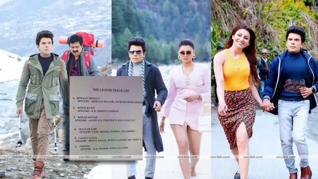 The Legend Saravana Film Album Track List | Harris Jayaraj | Jd Jerry the-legend-saravana-film-songs-list-album-harris-jayaraj-jd-jerry