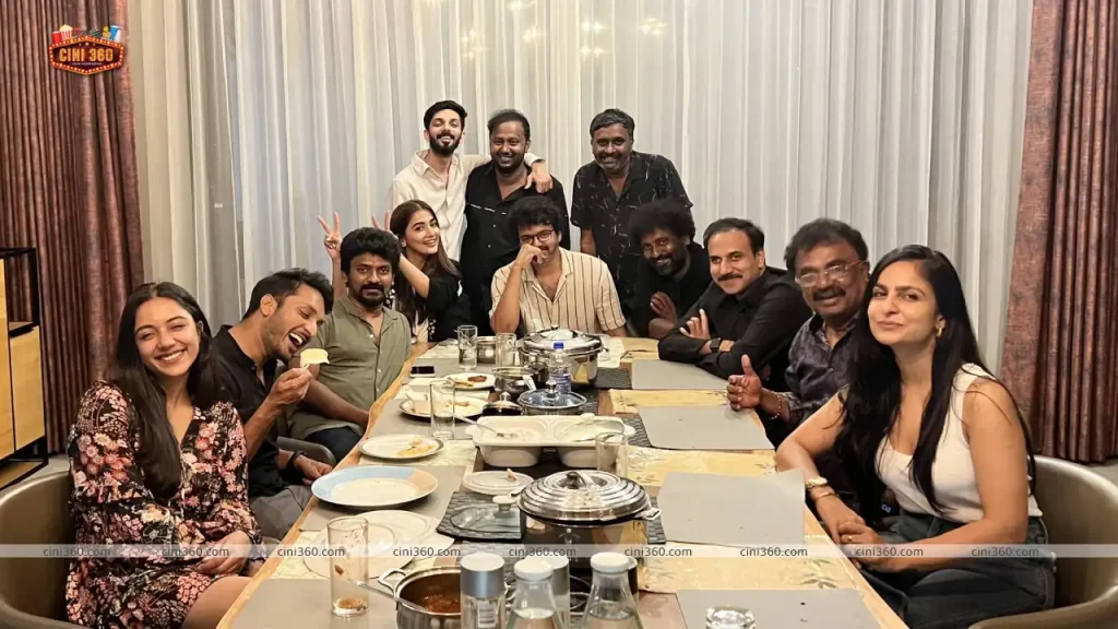Vijay has given a party for the Beast film crew. Director Nelson pens heartfelt note as Vijay bonds with team Beast over dinner