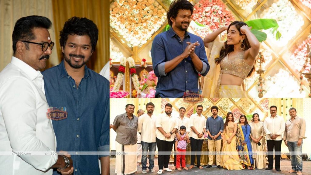 Thalapathy66: Vijay, Rashmika Mandanna and Sharath Kumar starrer begins with a formal pooja ceremony in Chennai Thalapathy66: Vijay, Rashmika Mandanna and Sharath Kumar starrer begins with a formal pooja ceremony in Chennai