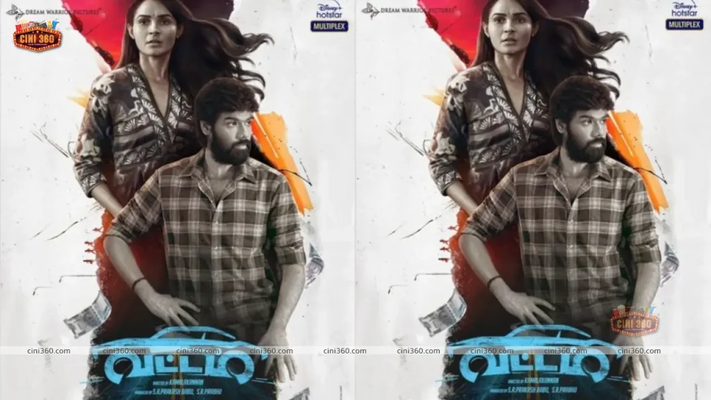 Actor Sibi Raj and Andrea’s new film titled “Vattam” and first look poster revealed Actor Sibi Raj and Andreas Vattam