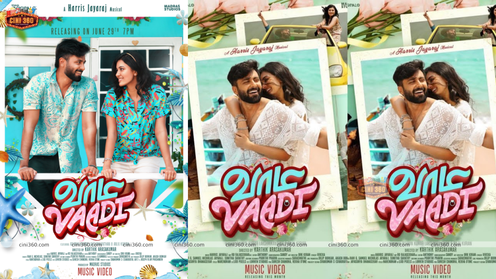 Ashwins New Music Video Vaadi Ashwin Kumar Anju Kurian Harris Jayarai Sandy