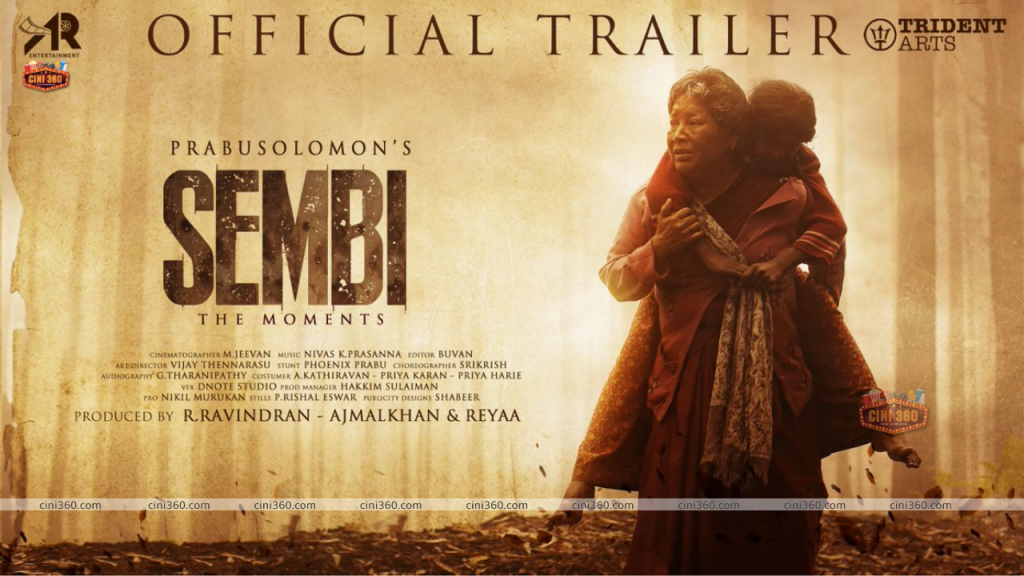 Prabhu Solomon’s twisty tale! “Sembi Trailer”: Kovai Sarala, CWC Ashwin in Prabhu Solomon’s “Sembi” official trailer out Prabhu Solomon's twisty tale! Sembi Trailer Kovai Sarala, CWC Ashwin in Prabhu Solomon's Sembi official trailer out