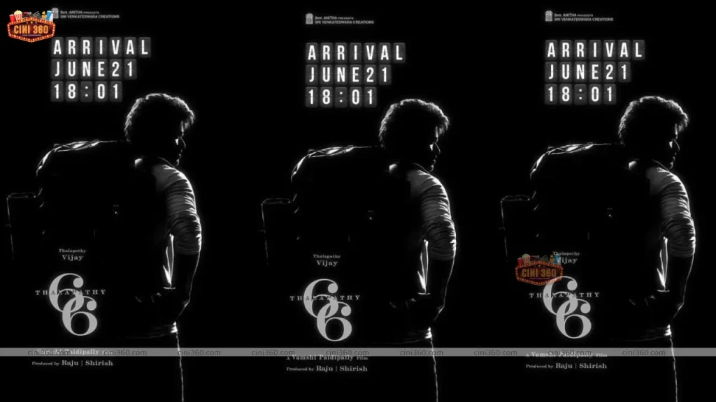 The film crew officially announced “Thalapathy 66” first look poster release date The film crew officially announced Thalapathy66 first look poster