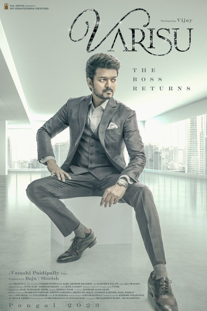 Vijay’s ‘Thalapathy 66’ titled ‘Varisu,’ firstlook poster out Cini 360