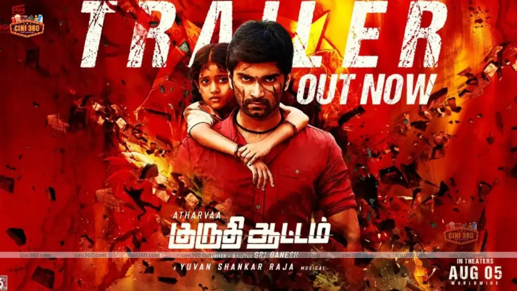 Actor Atharvaa’s new film Kuruthi Aattam trailer released atharvaa-kuruthi-aattam-movie-official-trailer-out-priya-bhavani-shankar