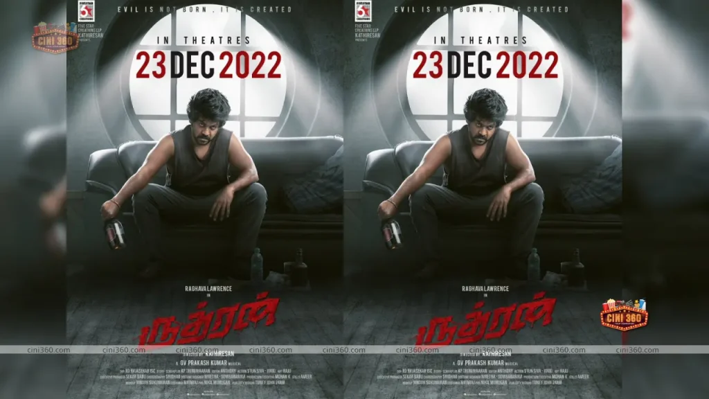 Actor Raghava Lawrence starrer “Rudhran” release date announced Actor Raghava Lawrence starrer "Rudhran" release date announced