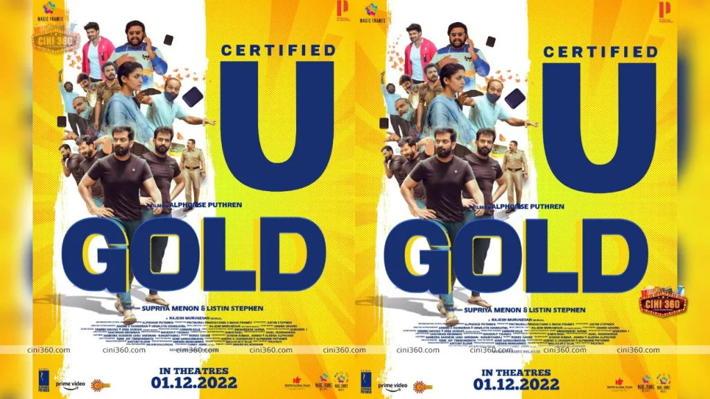 The date has been set for the global release of Prithviraj, Nayanthara’s U-rated Gold film. prithviraj-nayantharas-gold-censored-with-u-rating-all-set-for-a-worldwide-release-on-this-date