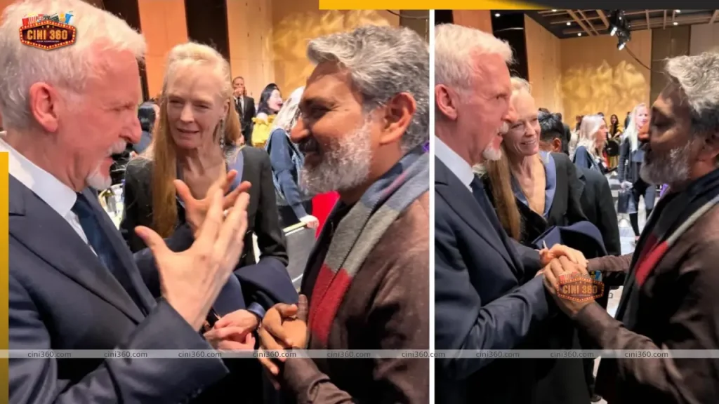 Amazed James Cameron supports SS Rajamouli’s desire to work in Hollywood and says, “If you ever want to film a movie over here, let’s chat,” in his ear. james-cameron-ss-rajamouli-watching-rrr-if-you-ever-wanna-make-a-movie-over-here-lets-talk