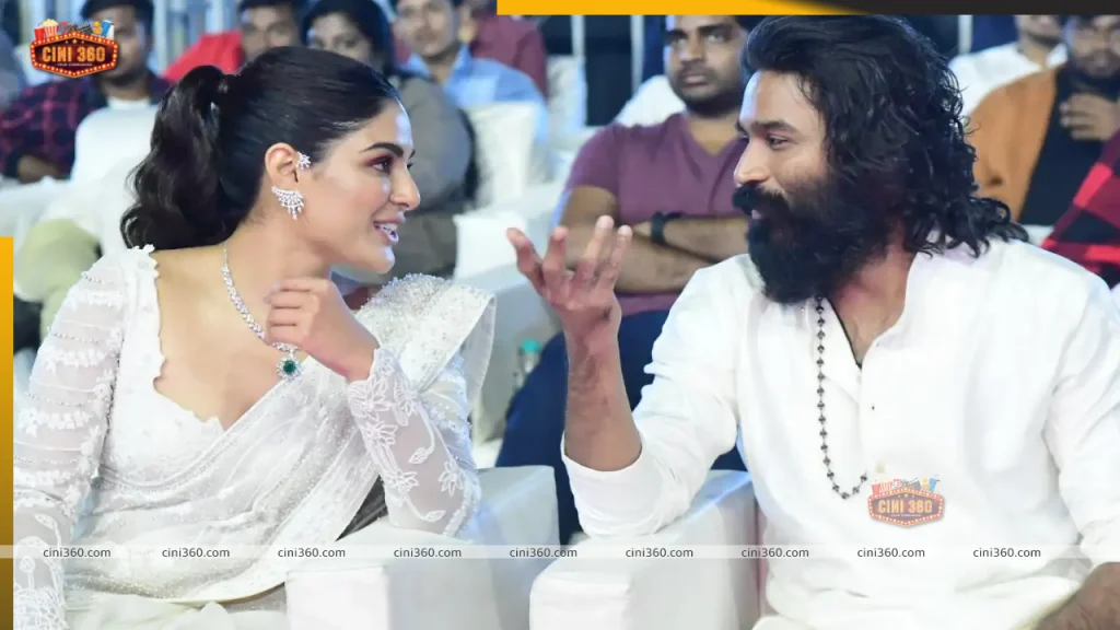 Vaathi: Dhanush and Samyuktha look stunning In white at the pre-release event. Here are photos of Dhanush and Samyuktha at the Vaathi pre-release function