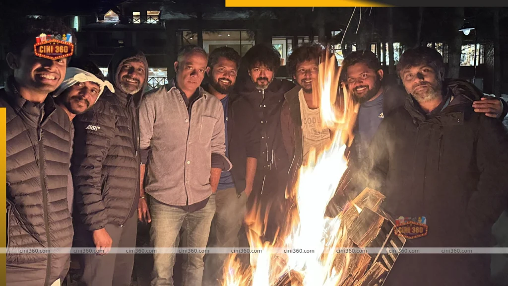 leo-picture-featuring-thalapathy-vijay-lokesh-kanagaraj-and-gautham-menon-from-kashmir-goes-viral
