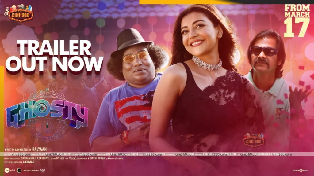 ‘Ghosty’ trailer: Kajal Aggarwal and Yogi Babu starrer promises a fun ride ghosty-trailer-kajal-aggarwal-and-yogi-babu-starrer-promises-a-fun-ride