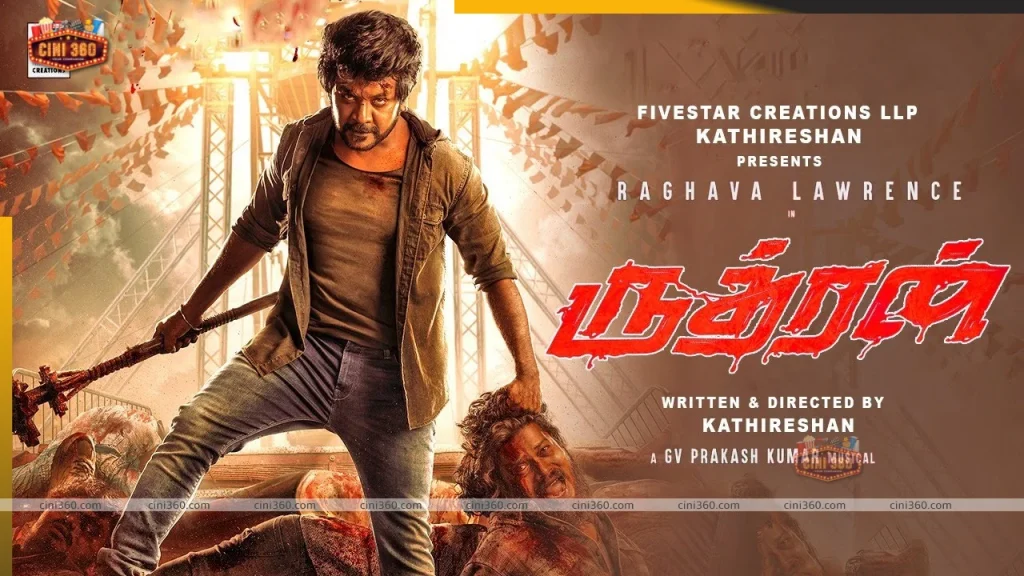 The Tamil movie “Rudhran,” starring Raghava Lawrence, will stream on SunNxt. rudhran-ott-release-sunnxt