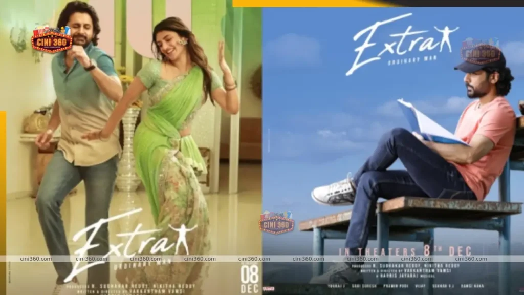 extra-ordinary-man-movie-review-nithiin-aces-role-as-junior-artist-in-vakkantham-vamsi-film-review